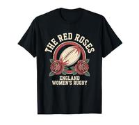Drapeau anglais de rugby de l'Angleterre pour femme The Red Roses T-Shirt