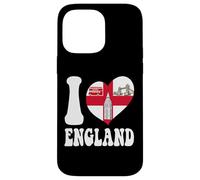 Drapeau Anglais « I Love London England » en Forme de cœur pour Papa, Maman, Tante Coque pour iPhone 14 Pro Max