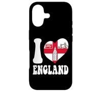 Drapeau Anglais « I Love London England » en Forme de cœur pour Papa, Maman, Tante Coque pour iPhone 17