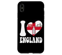 Drapeau Anglais « I Love London England » en Forme de cœur pour Papa, Maman, Tante Coque pour iPhone XS Max