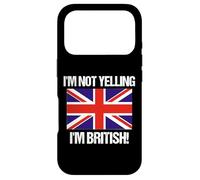 Drapeau Anglais « I'm Not Yelling » Coque pour iPhone 17 Pro
