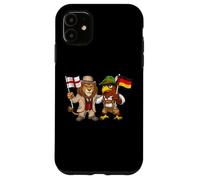 Drapeau Angleterre Allemagne Racines anglaises UK allemandes Coque pour iPhone 11