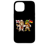 Drapeau Angleterre Allemagne Racines anglaises UK allemandes Coque pour iPhone 15