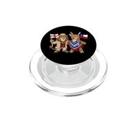 Drapeau Angleterre Chili Racines anglaises UK chiliennes PopSockets PopGrip pour MagSafe
