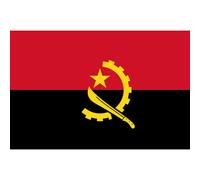 Drapeau Angola - 15 X 10 Cm - Sticker/Autocollant