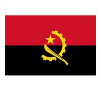 Drapeau Angola - 15 X 10 Cm - Sticker/Autocollant