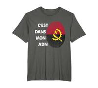 Drapeau Angola Pour Angolais Angola C'est Dans Mon ADN T-Shirt