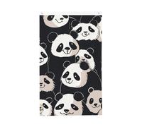 Drapeau animal panda 0,9 x 1,5 m Drapeau de jardin vertical double face Drapeau extérieur Maison Drapeau amusant Bannière Panneau Décoration de la maison Drapeaux de jardin à suspendre au mur Poster