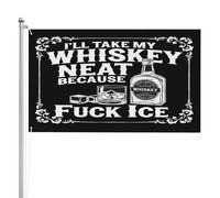 Drapeau anti-immigration clandestine 152 x 244 cm (5 x 8 pi) - Halte à l'immigration clandestine - Décoration de jardin double face 3 couches