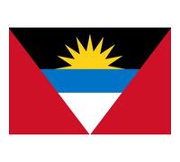 Drapeau Antigua And Barbuda - 19.5x13cm - Sticker/Autocollant