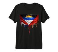 Drapeau Antigua-et-Barbuda T-Shirt Haut de Gamme