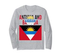 Drapeau Antiguan - Antigua-et-Barbuda Manche Longue