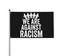 Drapeau antiraciste 3x5 Make Racism Wrong Again Drapeau Blm Black Lives Matter Nous sommes contre le racisme Drapeau antiraciste Pas de mât de drapeau