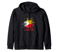 Drapeau aquarelle marquisien, drapeau vintage des îles Marquises Sweat à Capuche