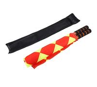 Drapeau Ar de Football 2 pièces, drapeaux de Football d'arbitre avec sac de rangement pour arbitre de Football, entraînement de Hockey de juge de ligne de Match de Sport