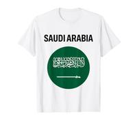 Drapeau Arabie Saoudite Moderne T-Shirt Graphique avec Valeur