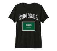 Drapeau Arabie Saoudite T-Shirt Haut de Gamme
