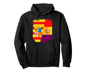 Drapeau Aragon et Espagne républicaine, République espagnole. Sweat à Capuche