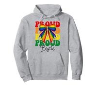 Drapeau arc-en-ciel avec inscription « Proud Bestie Gay Pride » pour fille LGBTQ Sweat à Capuche