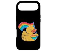 Drapeau Arc-en-Ciel en Caoutchouc avec cœur Style LGBT Gay Coque pour iPhone Air
