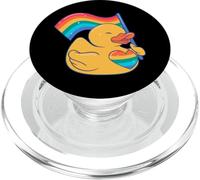 Drapeau Arc-en-Ciel en Caoutchouc avec cœur Style LGBT Gay PopSockets PopGrip pour MagSafe