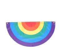 Drapeau Arc-en-ciel en Polyester 90cm, Bannière Festive Lgbtq | Six Bandes Imprimées, Couture Double et Tenue Solide, Usage Fête, Ambiance Joyeuse