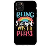 Drapeau Arc-en-Ciel Equality Being Straight Was The Phase LGBTQ Coque pour iPhone 11 Pro Max