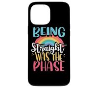 Drapeau Arc-en-Ciel Equality Being Straight Was The Phase LGBTQ Coque pour iPhone 13 Pro Max