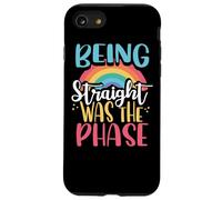 Drapeau Arc-en-Ciel Equality Being Straight Was The Phase LGBTQ Coque pour iPhone SE (2020) / 7/8