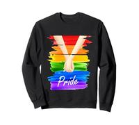 Drapeau arc-en-ciel, femme tenant les mains, Gay Pride, LGBT Pride Day Sweatshirt
