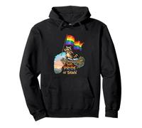 Drapeau Arc-en-Ciel Humoristique We Pride At Dawn LGBTQ Raton Laveur Sweat à Capuche