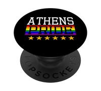 Drapeau Arc-en-Ciel LGBT Gay Lesbienne Gay Gay Lesbienne Queer LGBT PopSockets PopGrip Adhésif