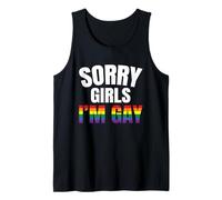 Drapeau arc-en-ciel LGBT « Sorry Girls I'm Gay Pride » Débardeur