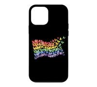 Drapeau Arc-en-Ciel Papillons Gay Pride Mois Art Homosexualité Coque pour iPhone 12 Mini