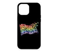 Drapeau Arc-en-Ciel Papillons Gay Pride Mois Art Homosexualité Coque pour iPhone 12 Pro Max