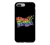Drapeau Arc-en-Ciel Papillons Gay Pride Mois Art Homosexualité Coque pour iPhone 7 Plus/8 Plus