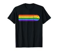 Drapeau arc-en-ciel pour ballon de volley-ball LGBT Coach Pride Mois T-Shirt