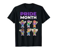Drapeau Arc-en-Ciel pour célébration de la diversité et de l'égalité de l'amour T-Shirt