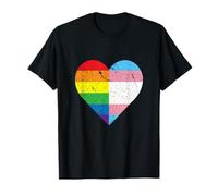 Drapeau Arc-en-Ciel transgenre Pride Queer Gay CSD Party LGBT T-Shirt
