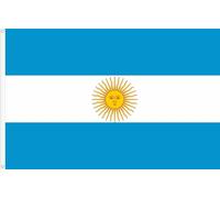 Drapeau argentin. L'ambicelleste de qualité. Satin Premium. Grande taille : 150 x 90 cm.