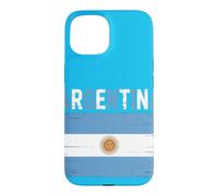 Drapeau Argentin Vintage Argentine Carte Pays Coque pour iPhone 15