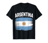 Drapeau Argentin Vintage Argentine Carte Pays T-Shirt