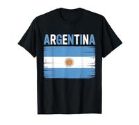 Drapeau Argentin Vintage Argentine Carte Pays T-Shirt