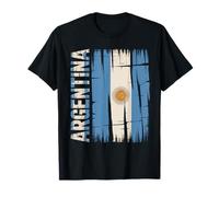 Drapeau Argentin Vintage Argentine Carte Pays T-Shirt