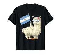 Drapeau Argentine Alpaga Llama Argentine T-Shirt