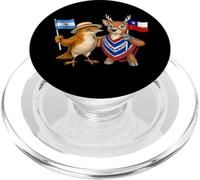Drapeau Argentine Chili Racines Argentines Héritage Chilien PopSockets PopGrip pour MagSafe
