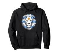 Drapeau Argentine Couleurs Tête de Lion Sweat à Capuche