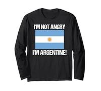 Drapeau Argentine I'm Not Angry Argentine Manche Longue