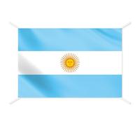 Drapeau Argentine officiel - Drapeaux du Monde pour intérieur et extérieur, drapeaux décoratifs et collection, drapeau francais inclus - Taille 144x93 cm