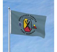 Drapeau Armée Américaine De Fort Benning Bannière De Drapeaux Personnalisés Traditionnel Bannière, Pour Les Bureaux, Balcon, Les Défilés, 90x150cm